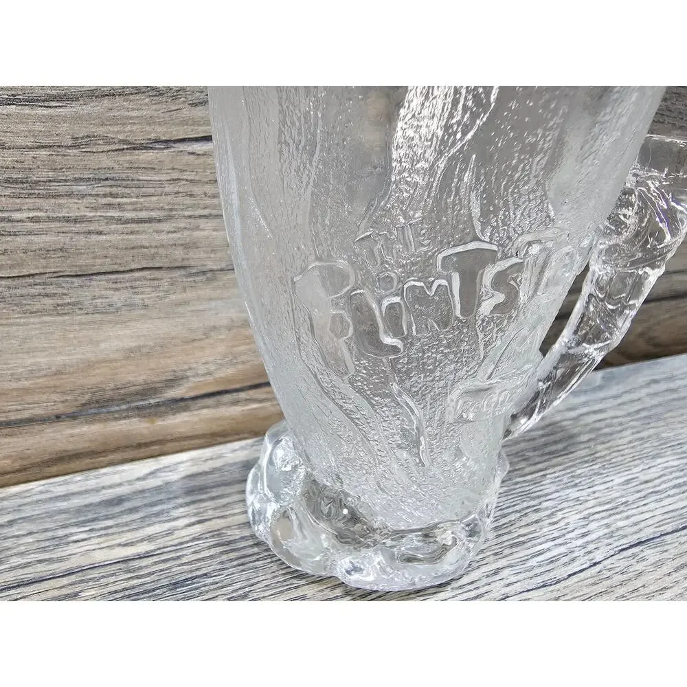 McDonalds Flintstones Mammoth Glass Mug Cup RocDonalds 1993